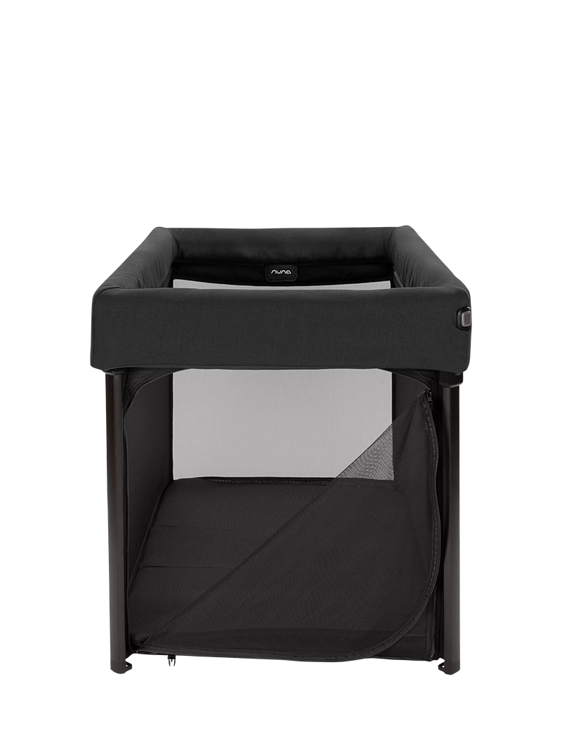 Nuna travel cot in Caviar, imported from the UK