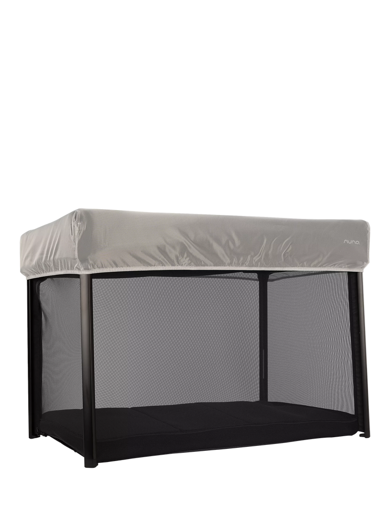 Nuna travel cot in Caviar, imported from the UK