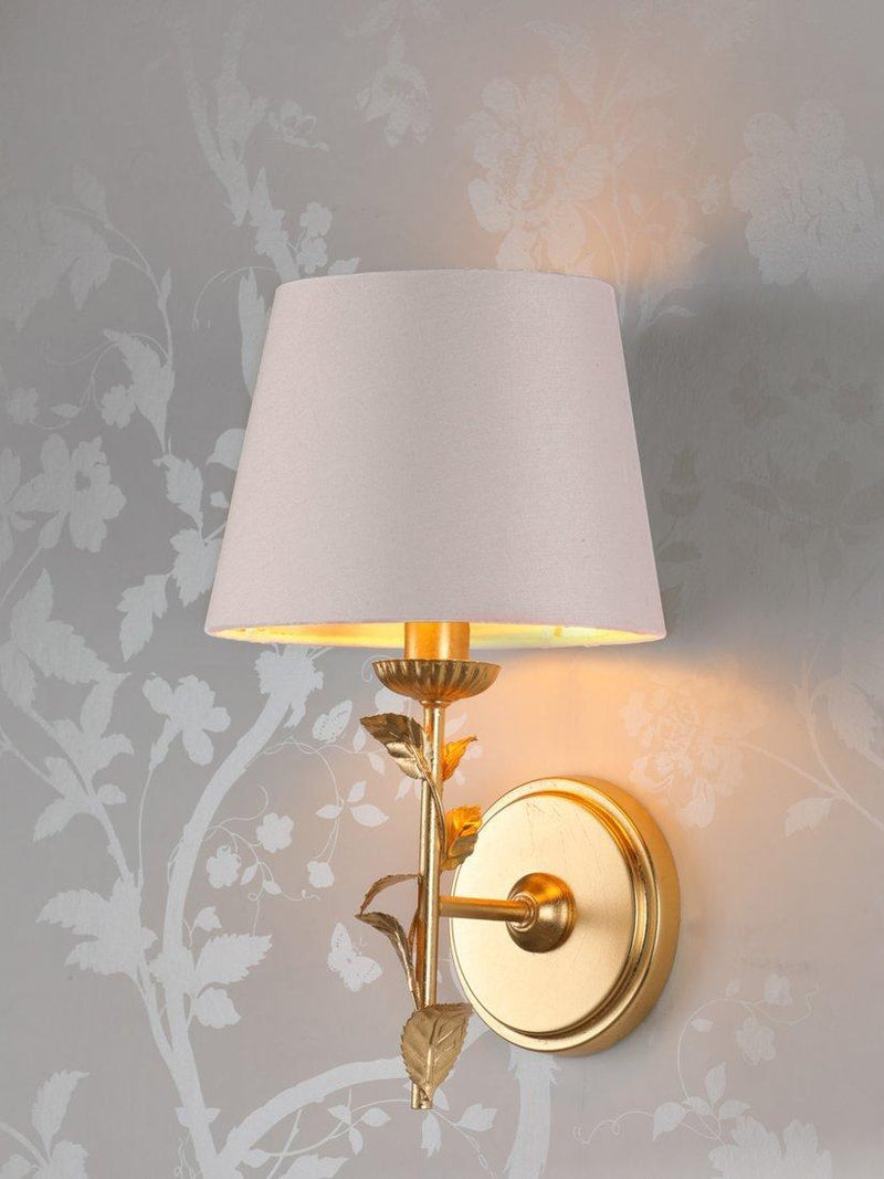 Laura Ashley Halton wall light gold, UK version
