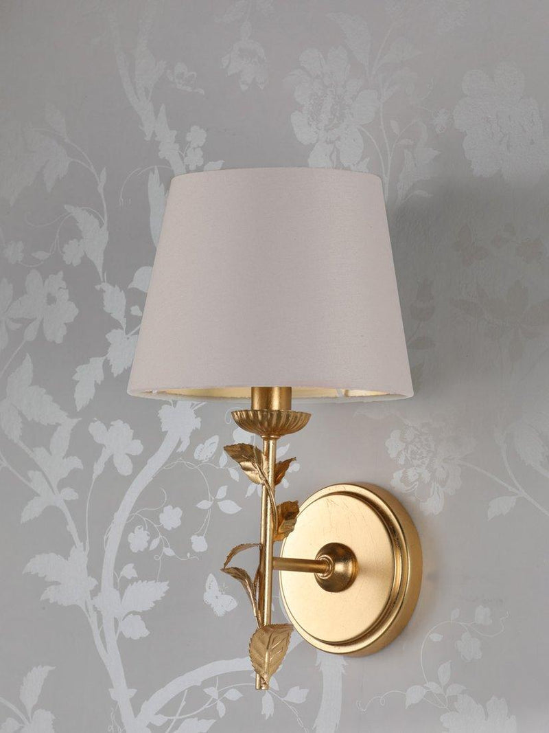 Laura Ashley Halton wall light gold, UK version