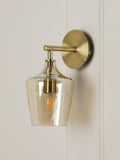 Laura Ashley Ockley wall light antique brass, imported from the UK