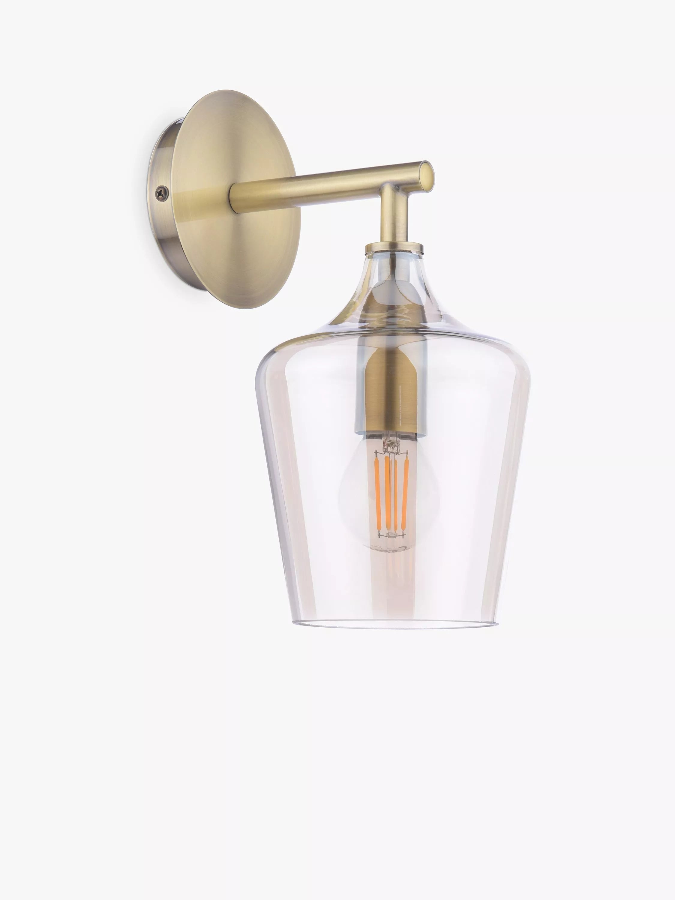 Laura Ashley Ockley wall light antique brass, imported from the UK