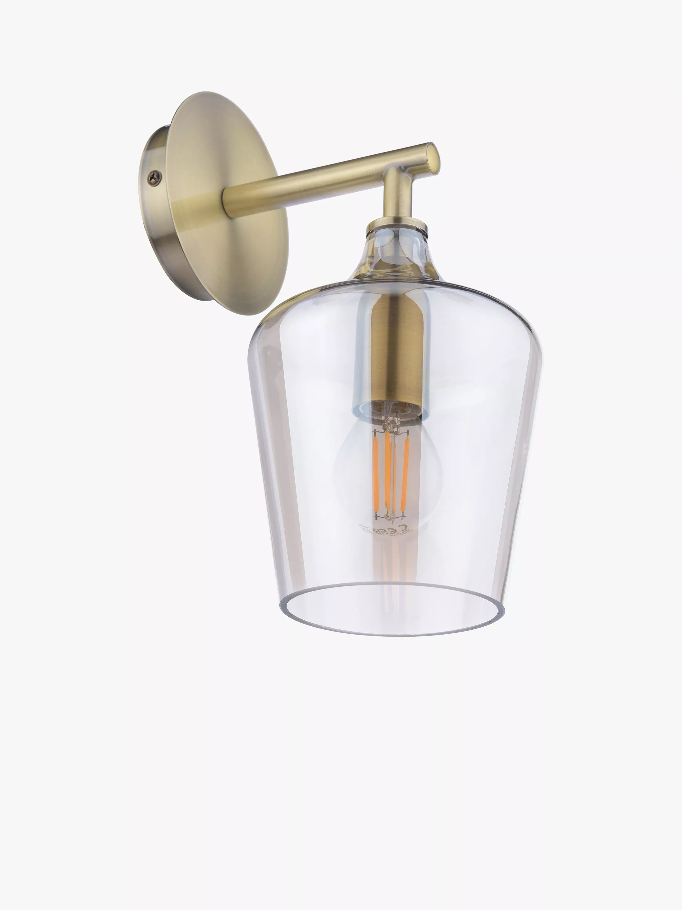 Laura Ashley Ockley wall light antique brass, imported from the UK