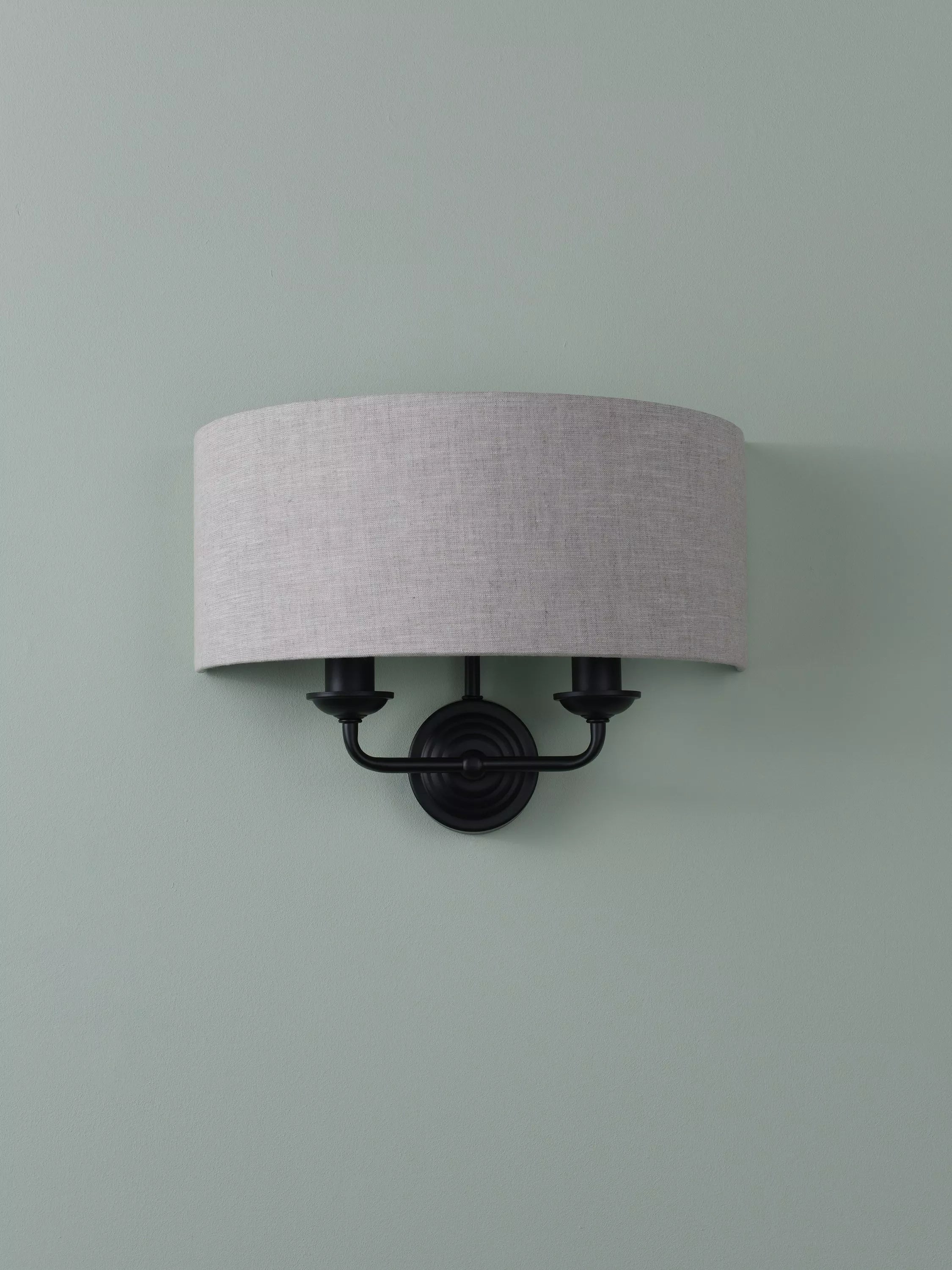Laura Ashley Sorrento double wall light black - British product