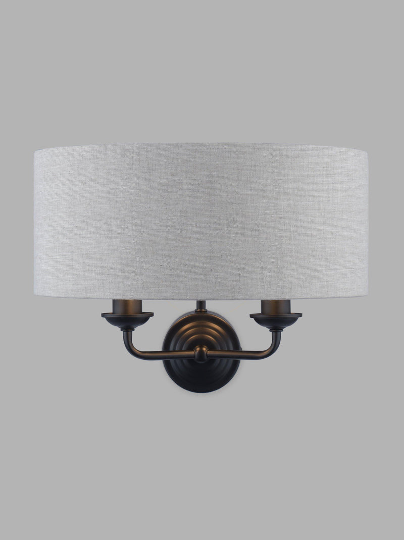 Laura Ashley Sorrento double wall light black - British product