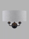 Laura Ashley Sorrento double wall light black - British product