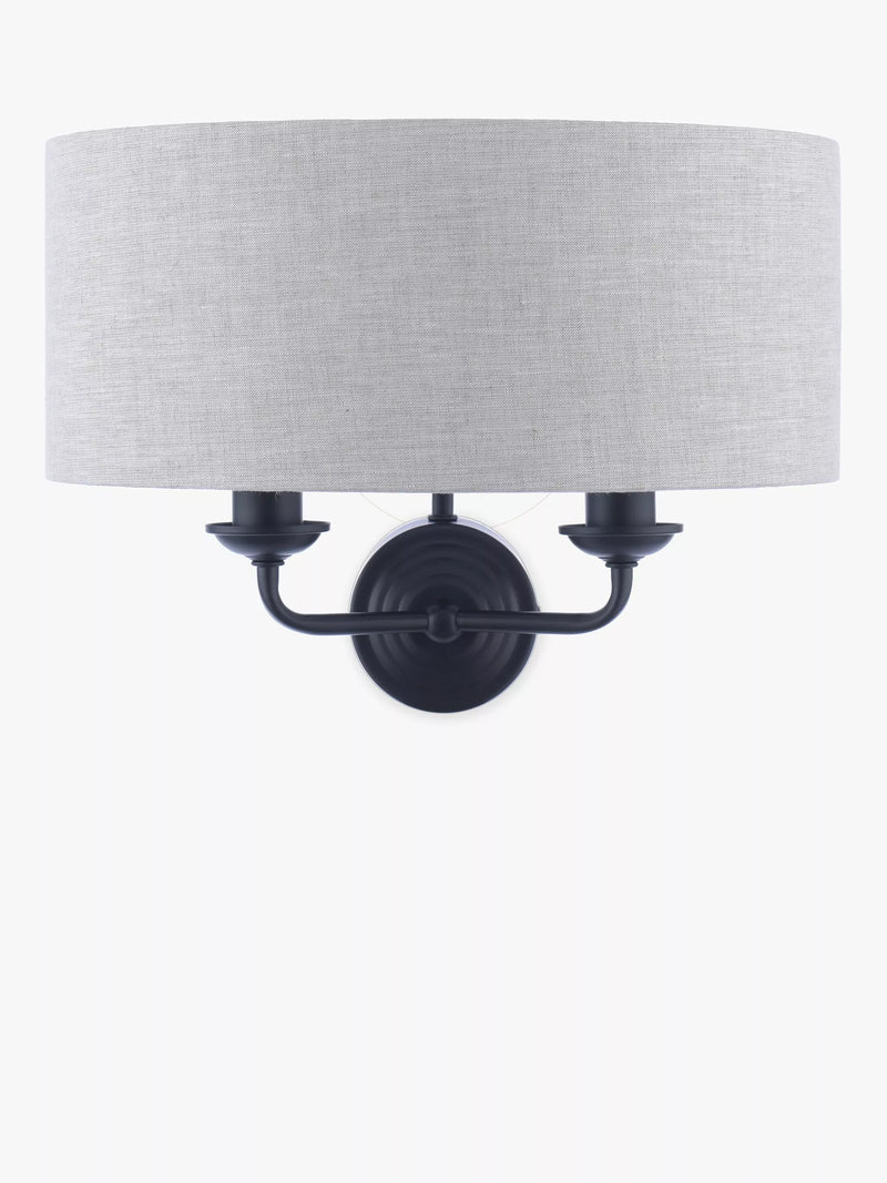 Laura Ashley Sorrento double wall light black - British product