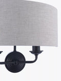 Laura Ashley Sorrento double wall light black - British product