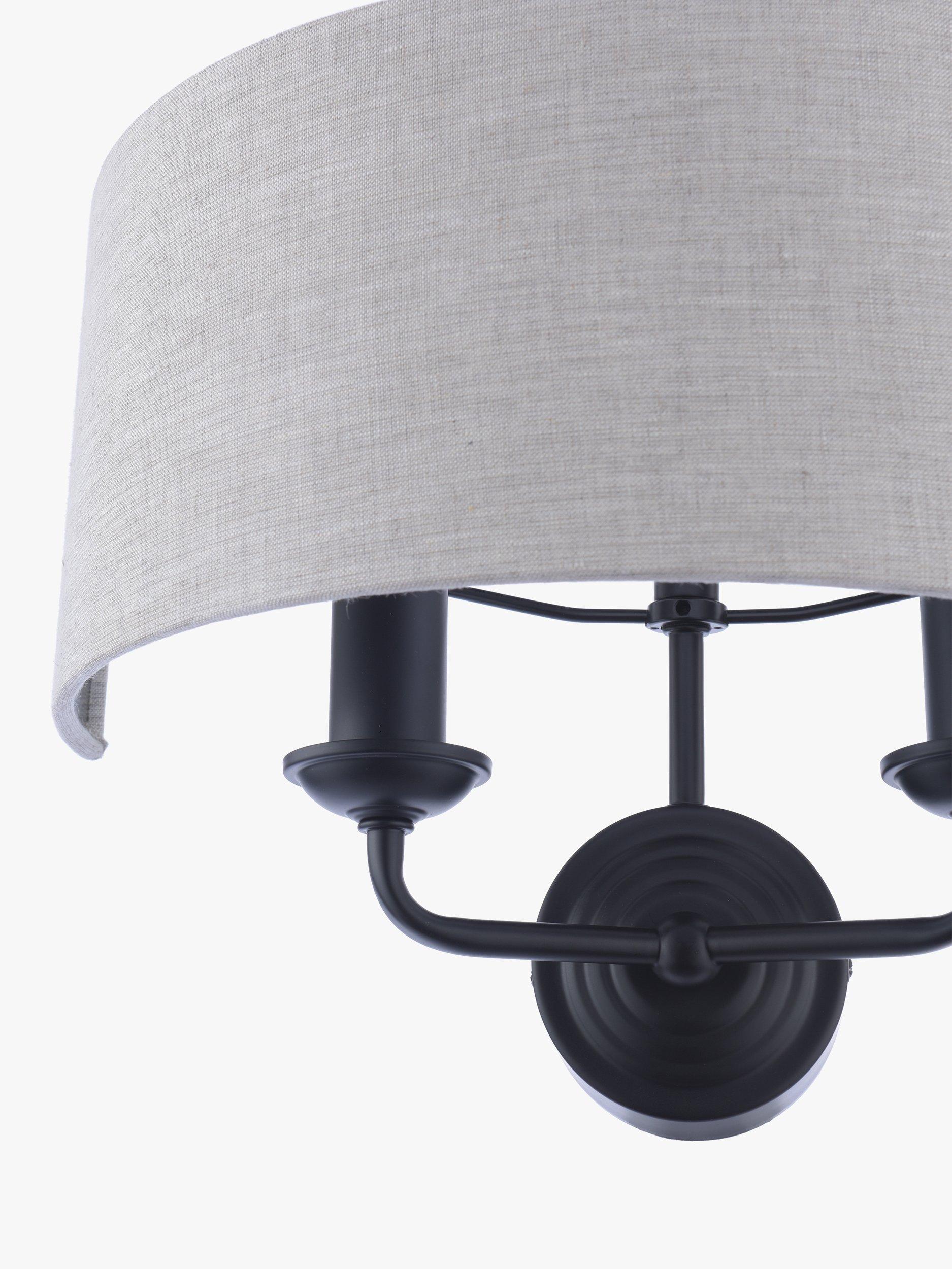 Laura Ashley Sorrento double wall light black - British product