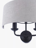 Laura Ashley Sorrento double wall light black - British product