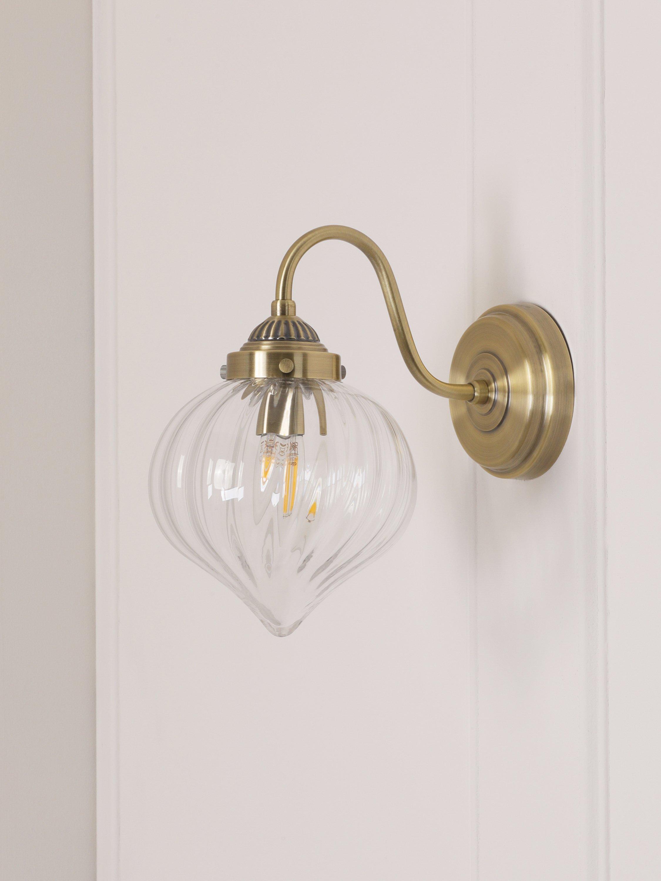 Laura Ashley Whitham wall light antique brass (British brand)