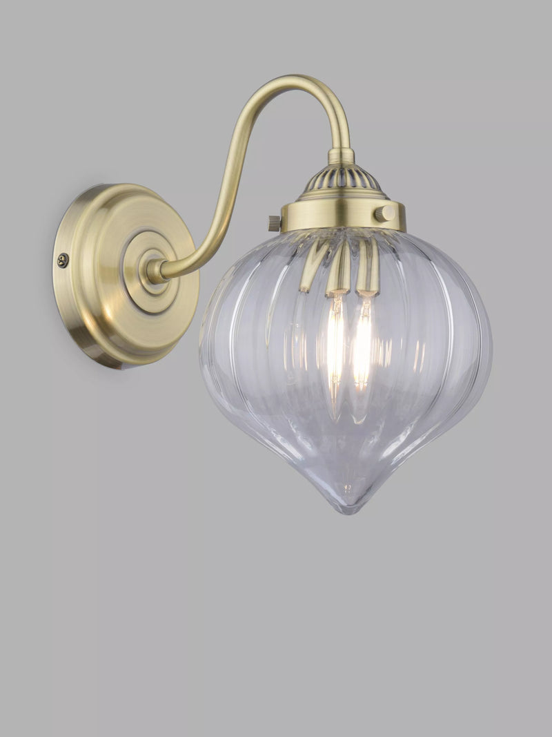 Laura Ashley Whitham wall light antique brass (British brand)
