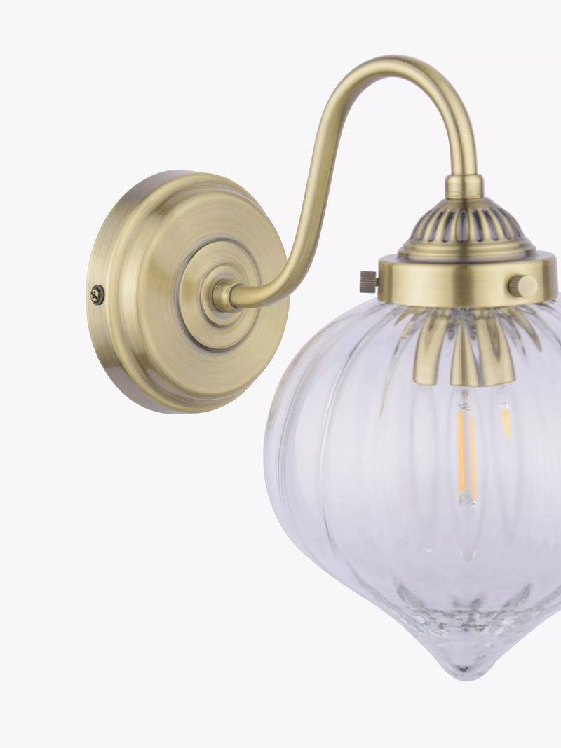 Laura Ashley Whitham wall light antique brass (British brand)