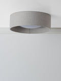 Laura Ashley Bacall Oatmeal flush ceiling light, UK version