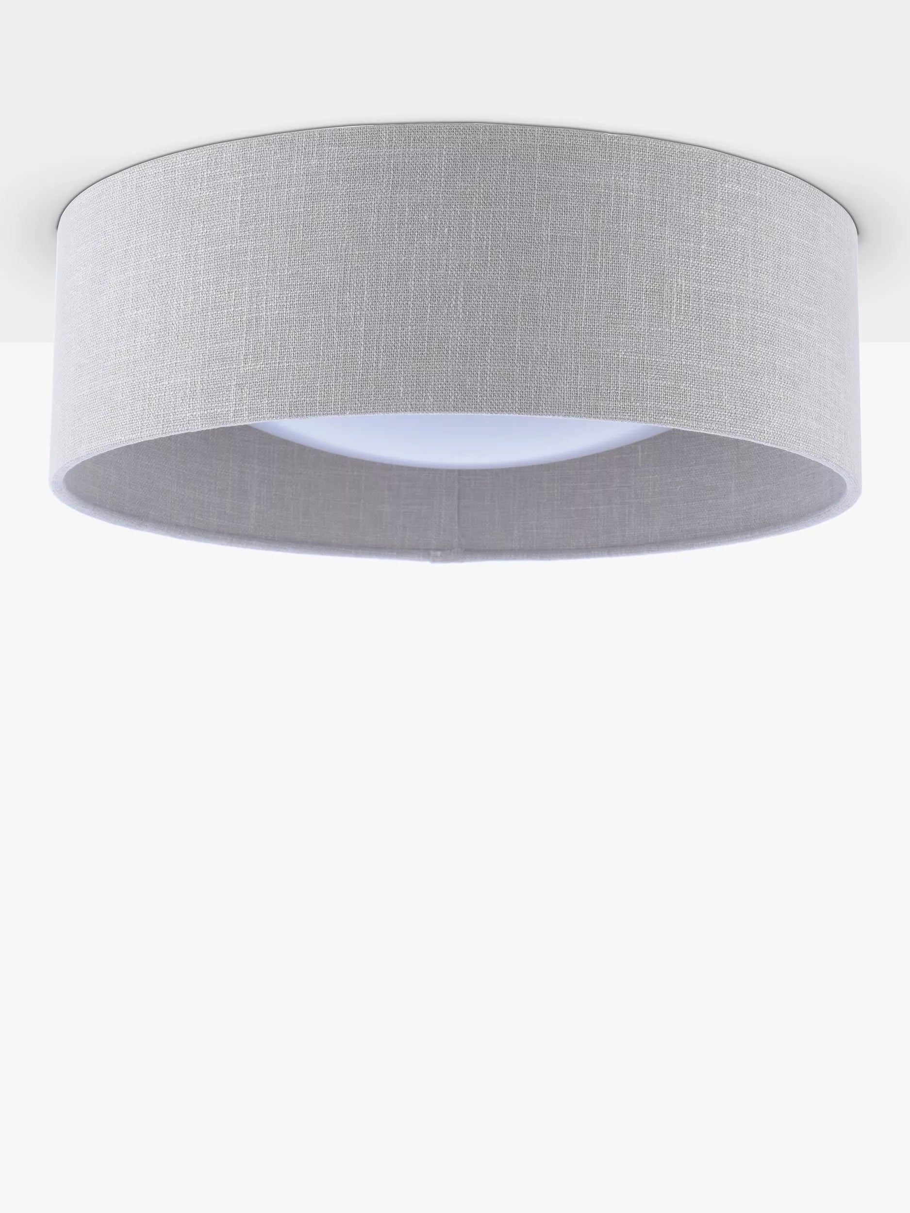 Laura Ashley Bacall Oatmeal flush ceiling light, UK version