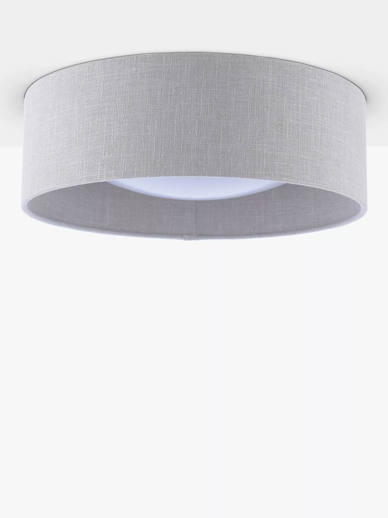 Laura Ashley Bacall Oatmeal flush ceiling light, UK version
