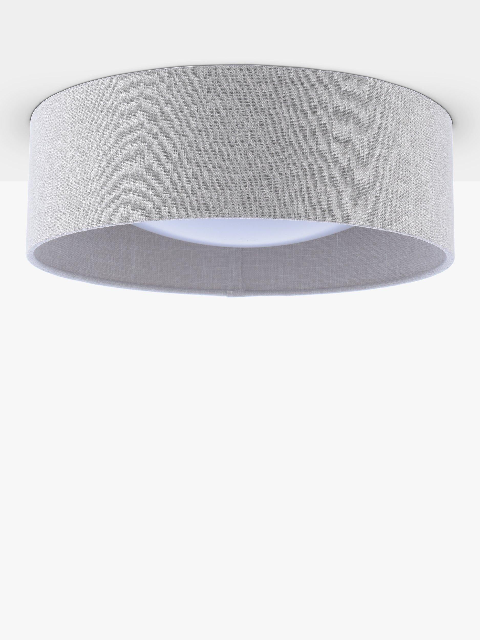 Laura Ashley Bacall Oatmeal flush ceiling light, UK version