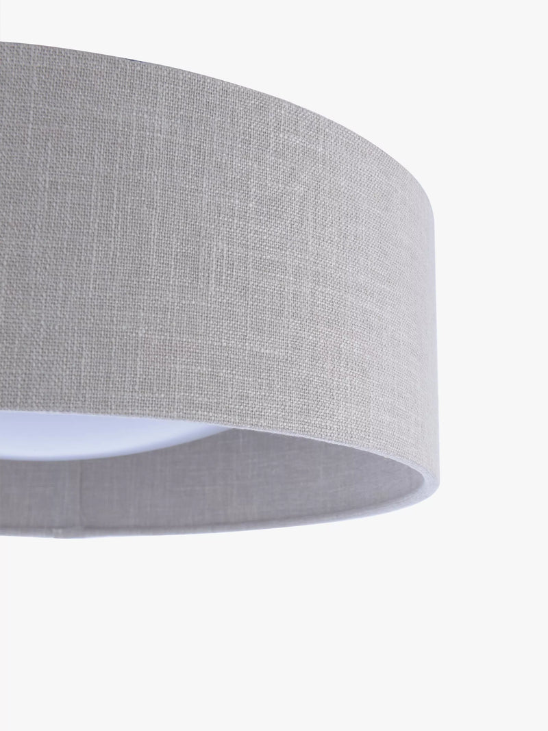 Laura Ashley Bacall Oatmeal flush ceiling light, UK version