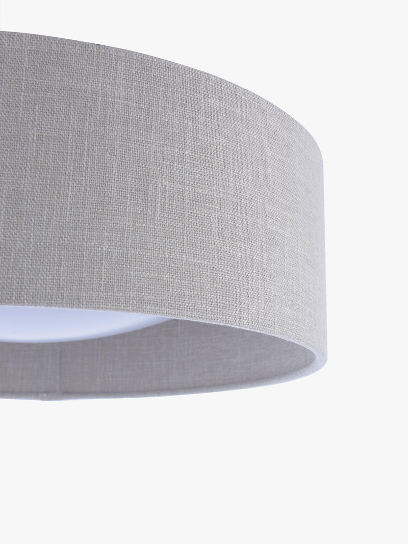 Laura Ashley Bacall Oatmeal flush ceiling light, UK version