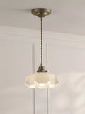 Laura Ashley Banham pendant ceiling light antique brass - British product