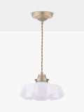 Laura Ashley Banham pendant ceiling light antique brass - British product