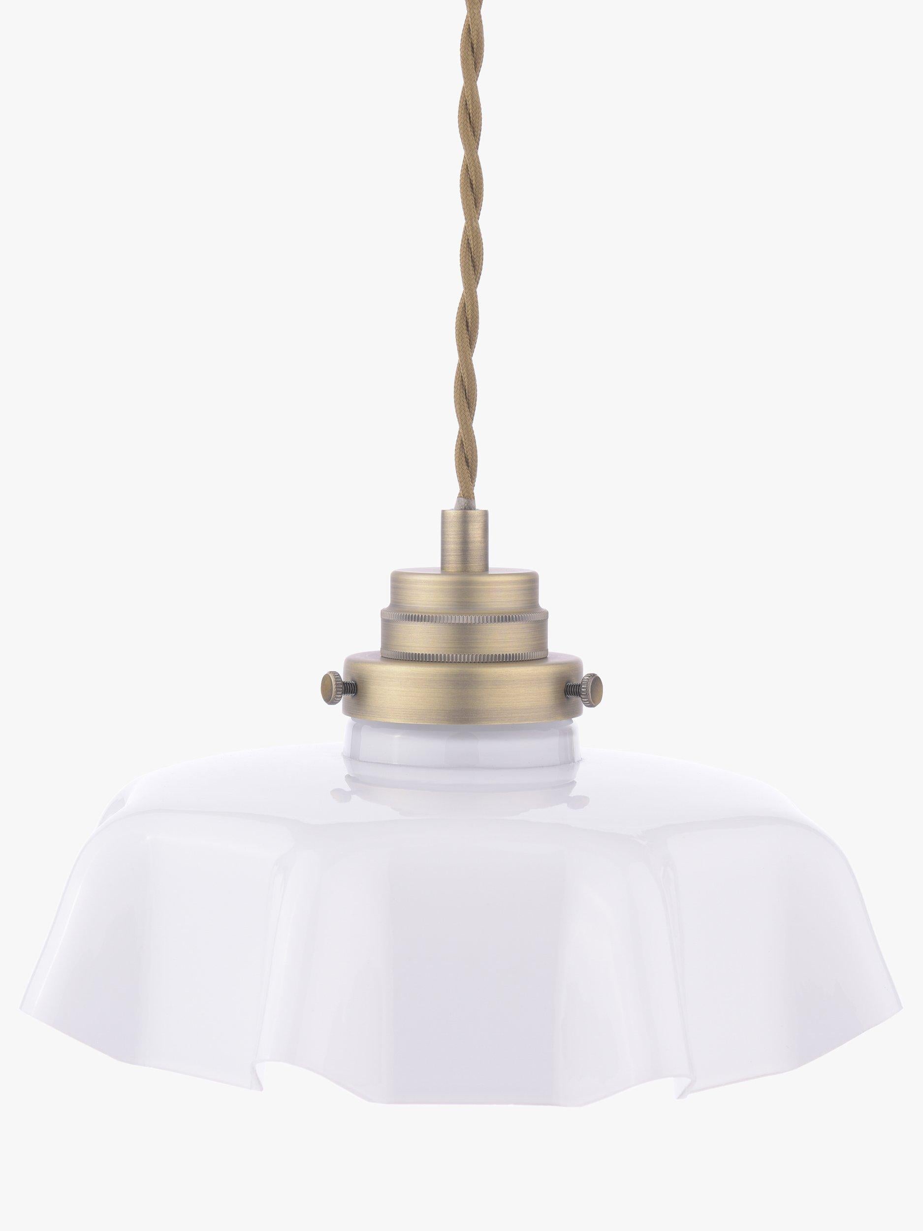 Laura Ashley Banham pendant ceiling light antique brass - British product