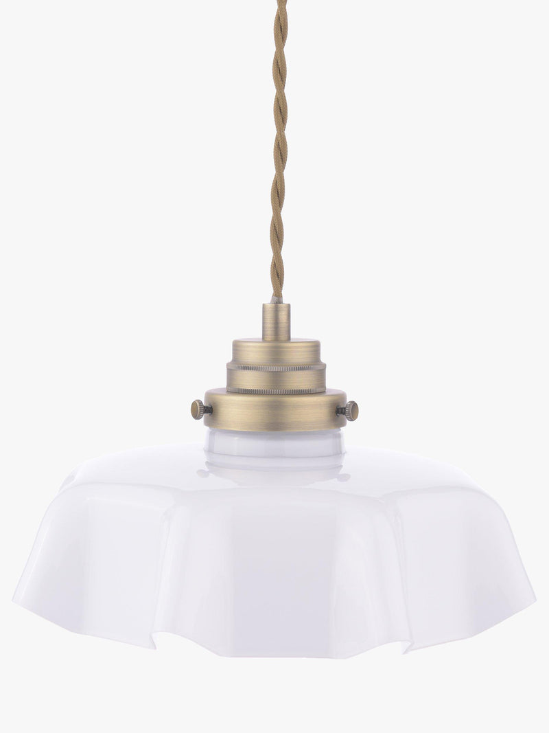 Laura Ashley Banham pendant ceiling light antique brass - British product