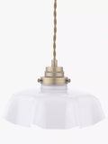 Laura Ashley Banham pendant ceiling light antique brass - British product