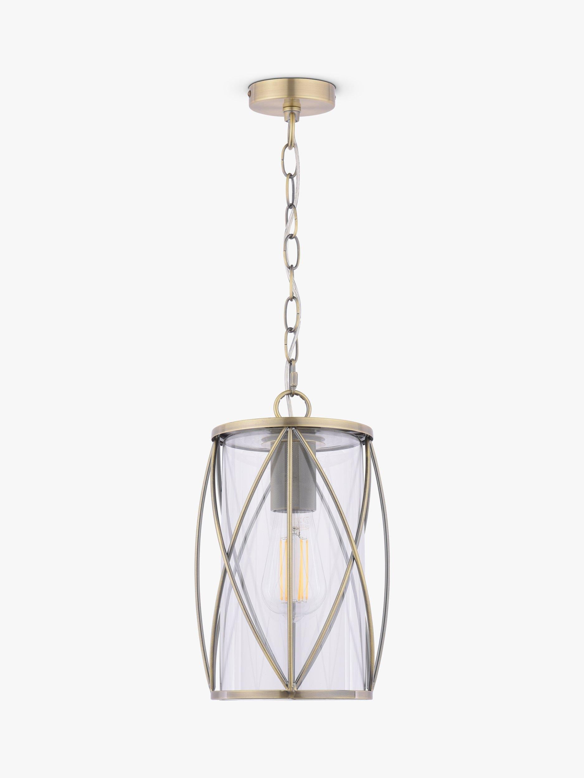 Laura Ashley Beckworth pendant ceiling light antique brass - British product