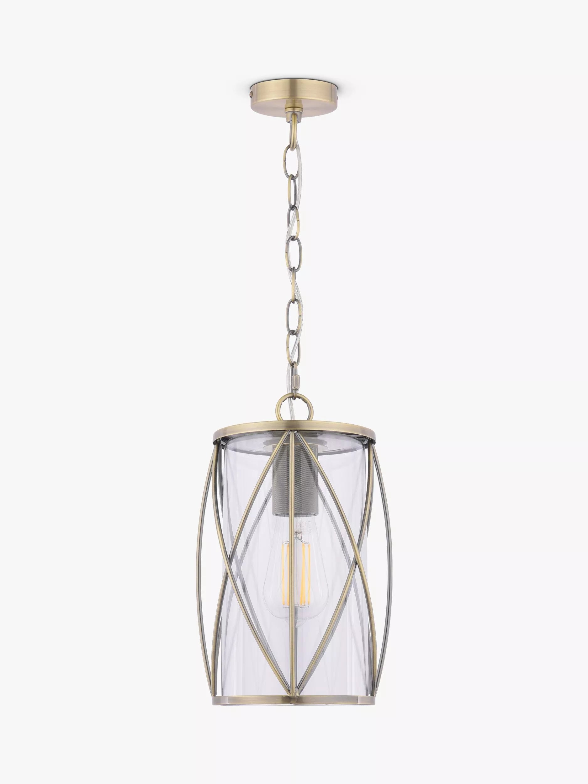 Laura Ashley Beckworth pendant ceiling light antique brass - British product
