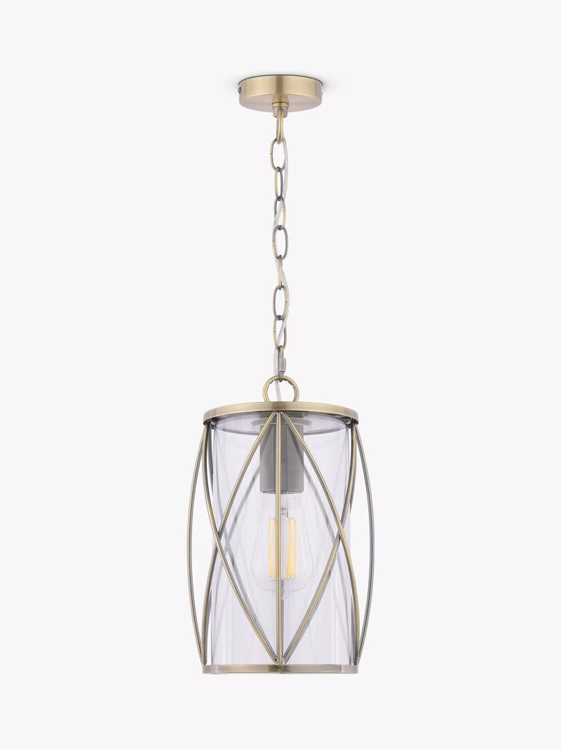 Laura Ashley Beckworth pendant ceiling light antique brass - British product