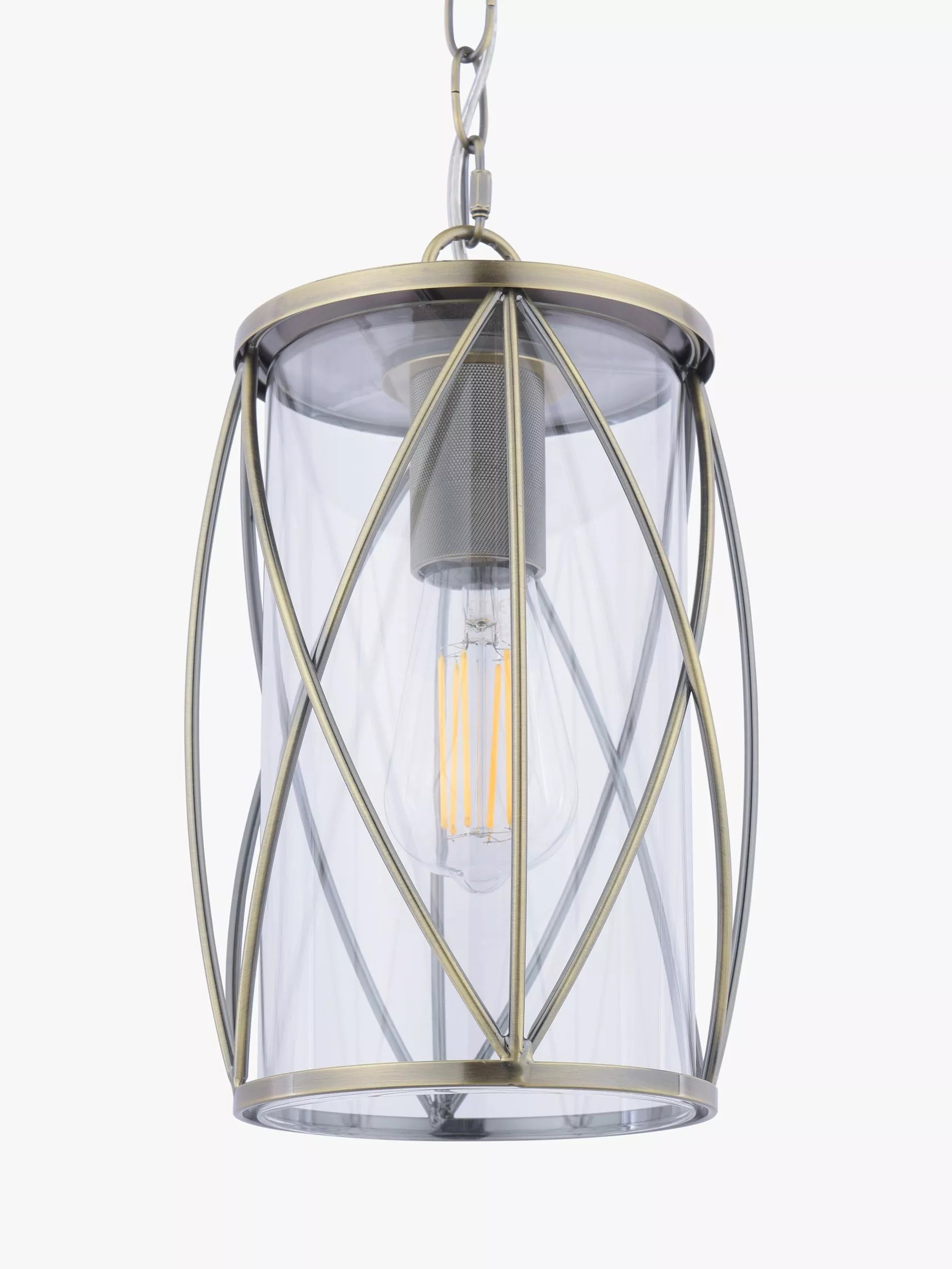 Laura Ashley Beckworth pendant ceiling light antique brass - British product