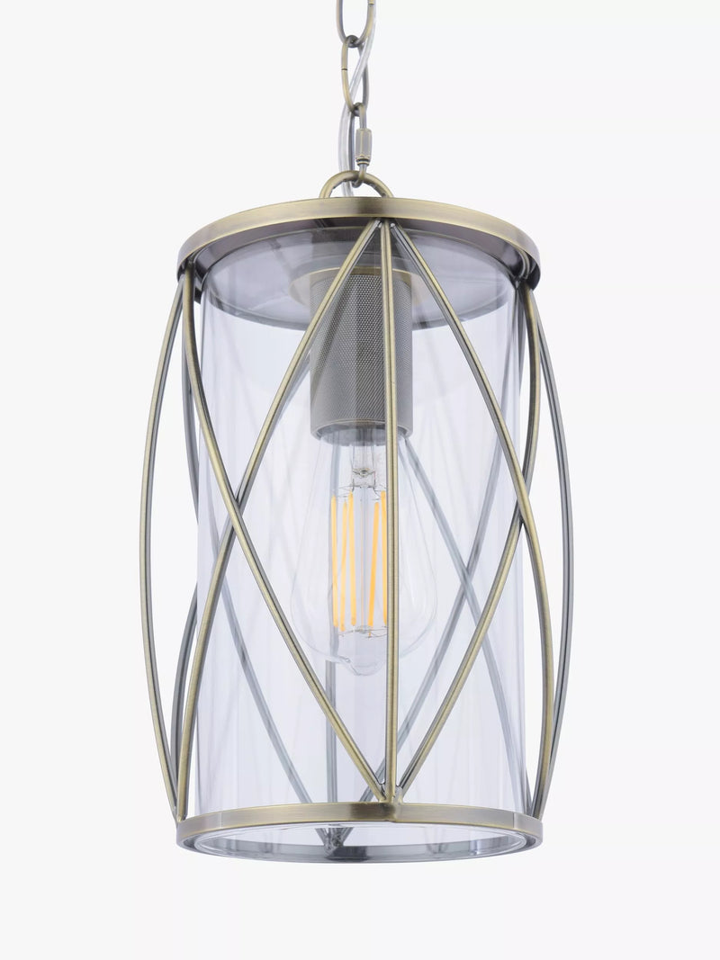 Laura Ashley Beckworth pendant ceiling light antique brass - British product
