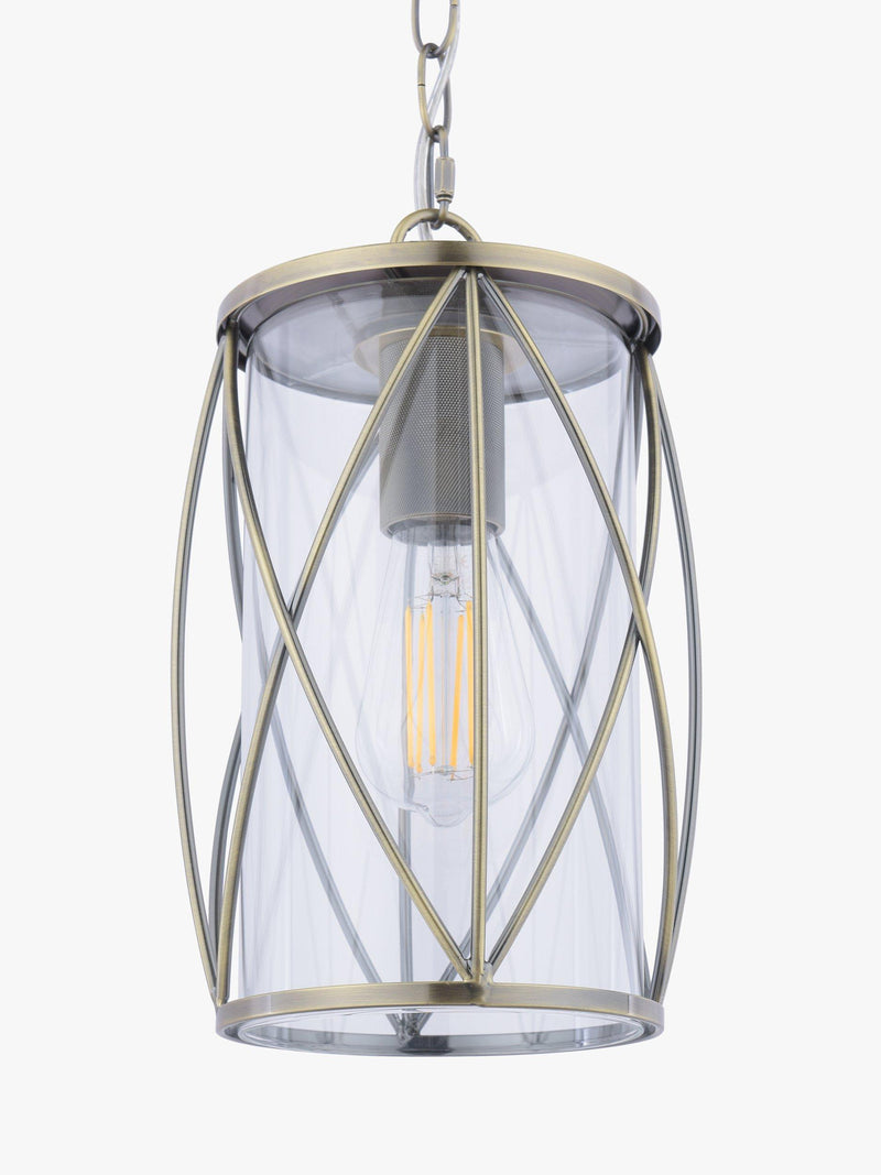 Laura Ashley Beckworth pendant ceiling light antique brass - British product