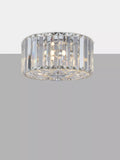 Laura Ashley Fernhurst flush ceiling light polished chrome (British brand)