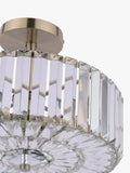 Laura Ashley semi-flush ceiling light antique brass 3 bulb, imported from the UK