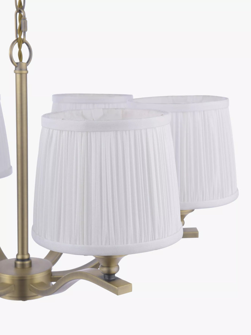 Laura Ashley Hemsley 6 arm ceiling light antique brass - UK version