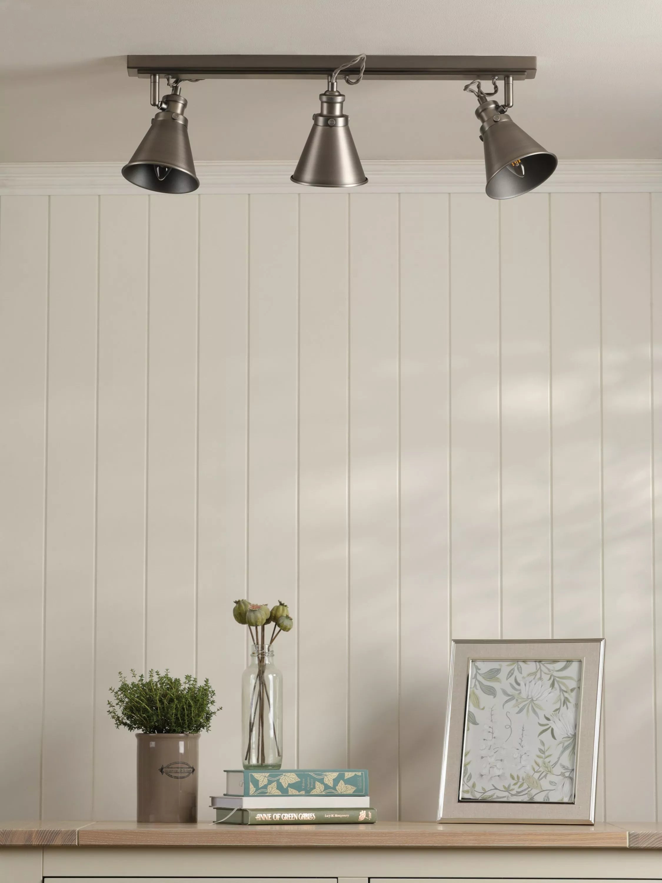 Laura Ashley Rufus spotlight bar nickel - British product