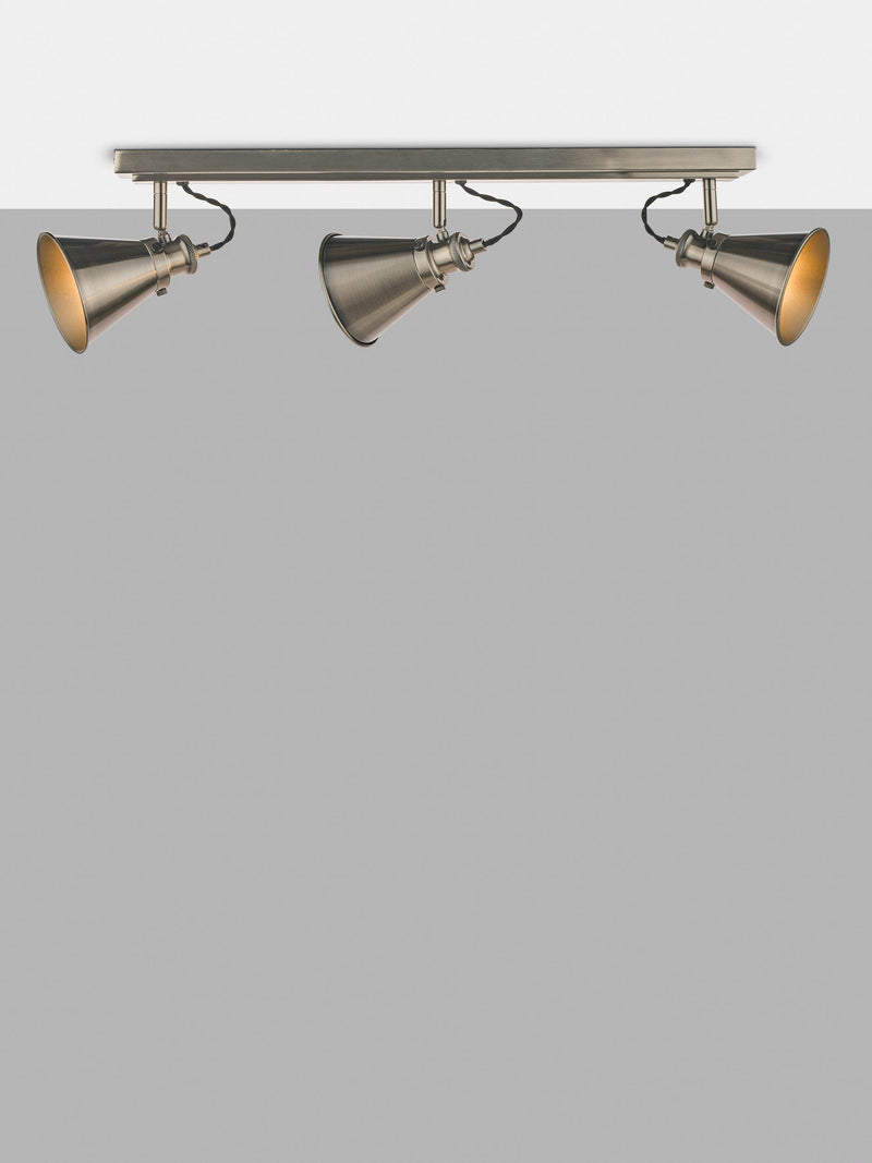 Laura Ashley Rufus spotlight bar nickel - British product