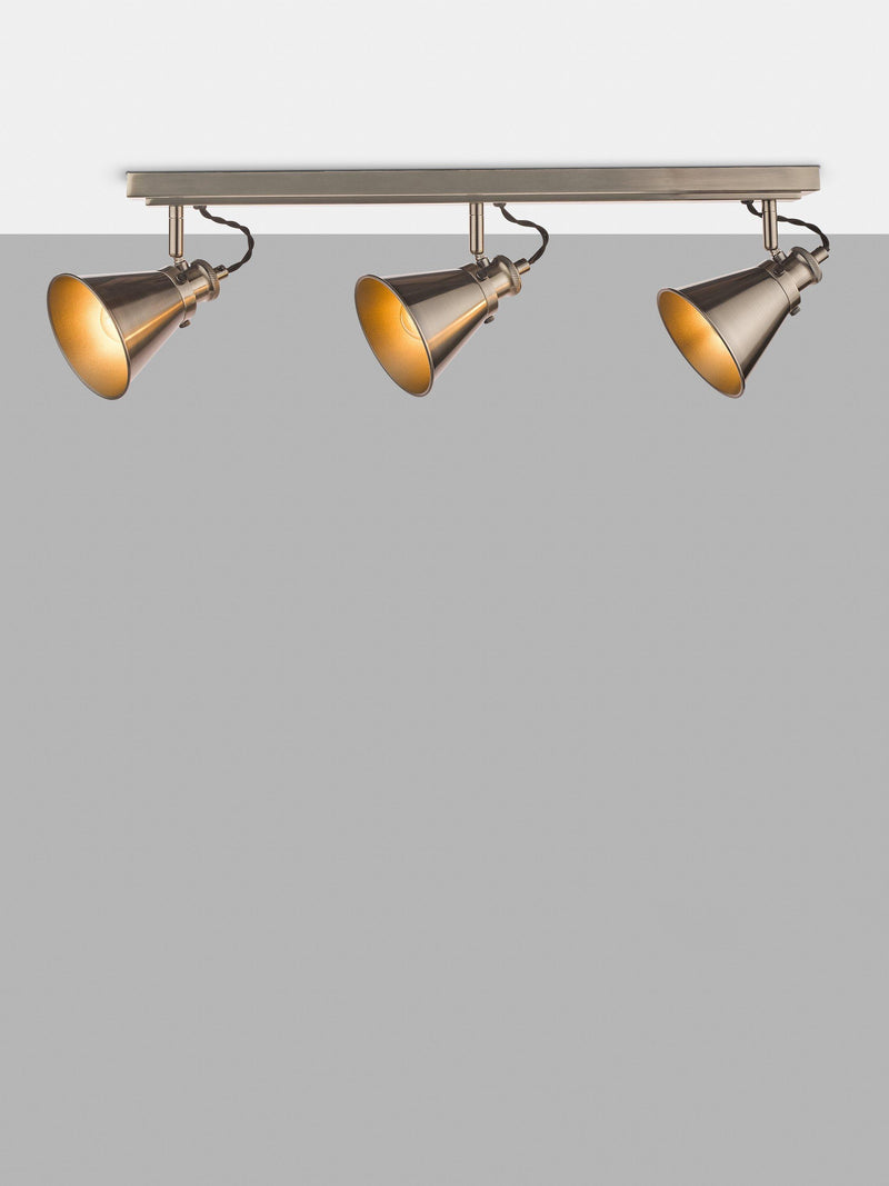 Laura Ashley Rufus spotlight bar nickel - British product