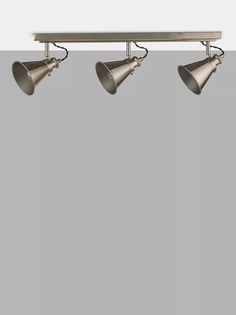 Laura Ashley Rufus spotlight bar nickel - British product