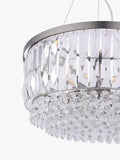 Laura Ashley Rhosill chandelier pewter 48cm - British product