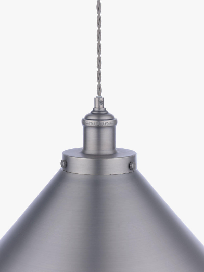 Laura Ashley Rufus Grande ceiling light gunmetal finish, imported from the UK