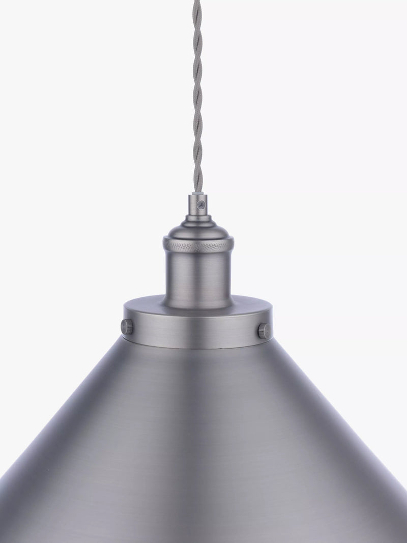 Laura Ashley Rufus Grande ceiling light gunmetal finish, imported from the UK