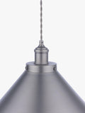 Laura Ashley Rufus Grande ceiling light gunmetal finish, imported from the UK