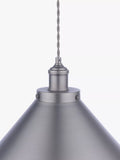 Laura Ashley Rufus Grande ceiling light gunmetal finish, imported from the UK