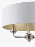 Laura Ashley semi-flush ceiling light antique brass, imported from the UK