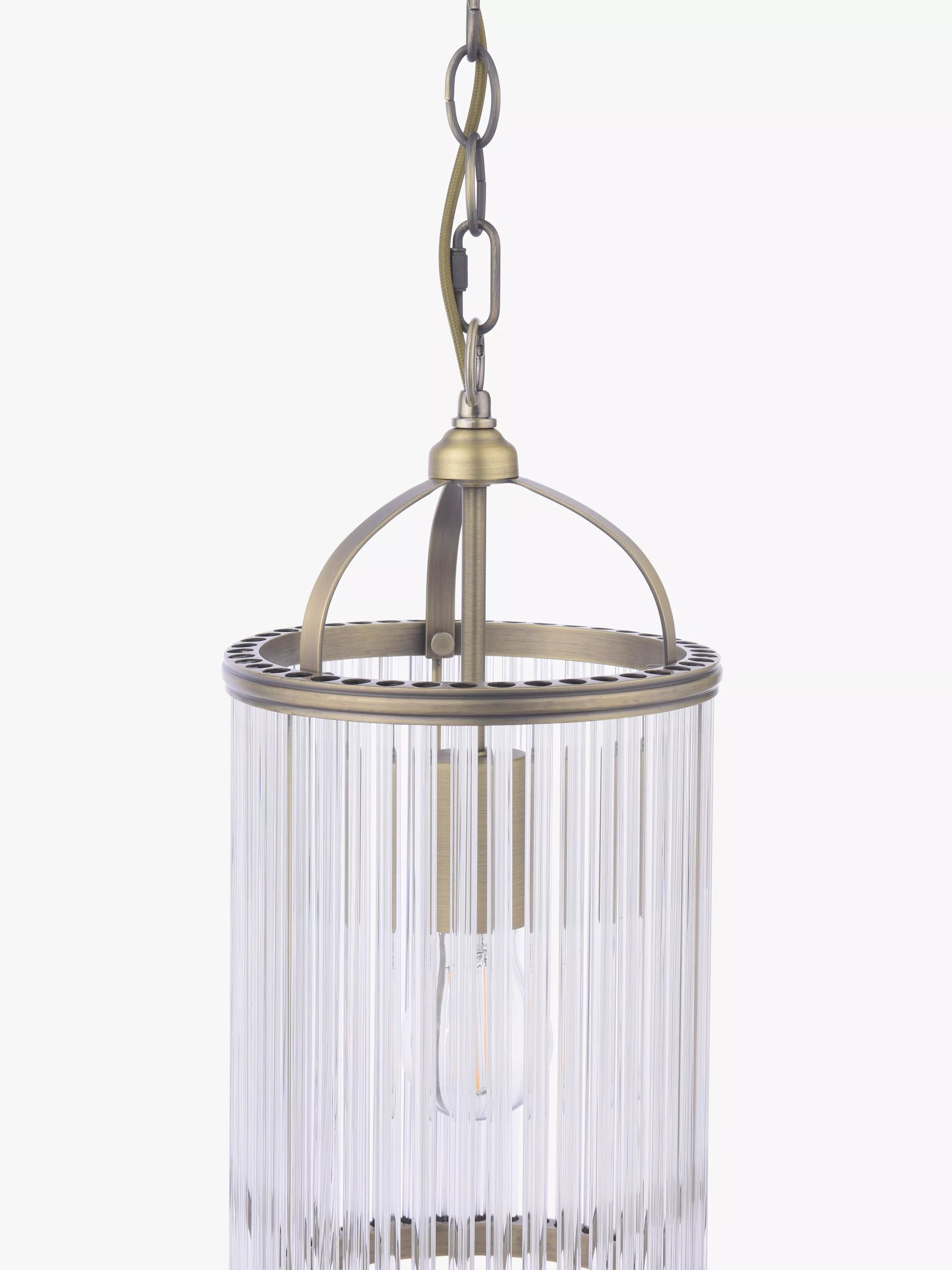 Laura Ashley Sutton pendant light antique brass (British brand)