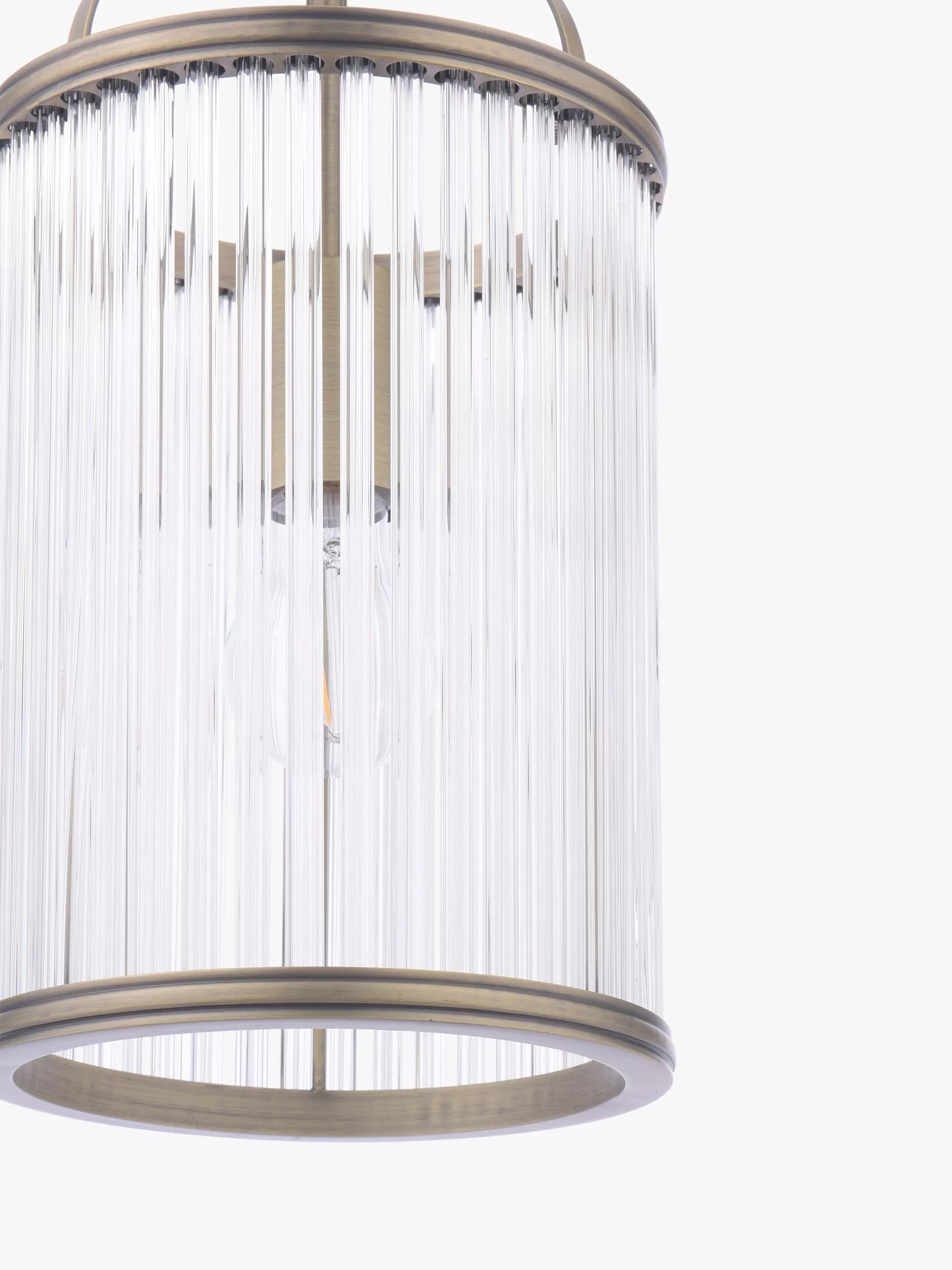 Laura Ashley Sutton pendant light antique brass (British brand)