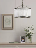 Laura Ashley pendant light antique brass 38cm (British brand)